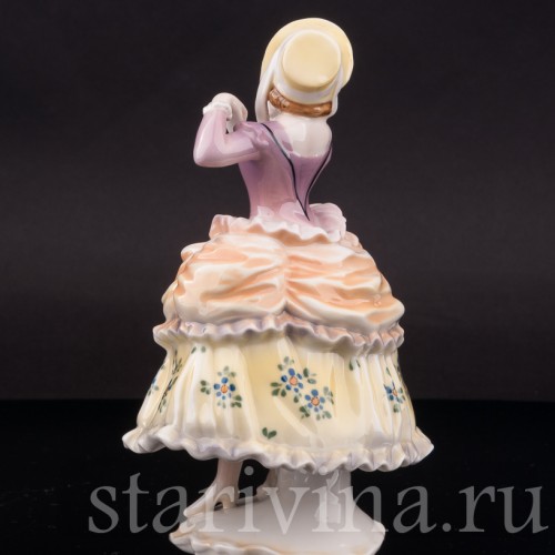 Фарфоровая статуэтка Девушка в капоре, Karl Ens, Германия, 1920-30 гг.