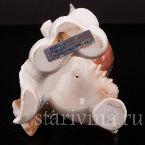 Фарфоровая статуэтка птицы Дубонос, Goebel, Германия, 1967 год.