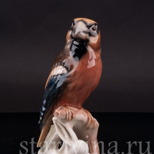 Фарфоровая статуэтка птицы Дубонос, Goebel, Германия, 1967 год.