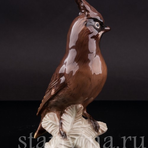 Фарфоровая статуэтка птицы Свиристель, Goebel, Германия, до 1991 г.