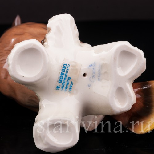 Фарфоровая статуэтка птицы Свиристель, Goebel, Германия, до 1991 г.