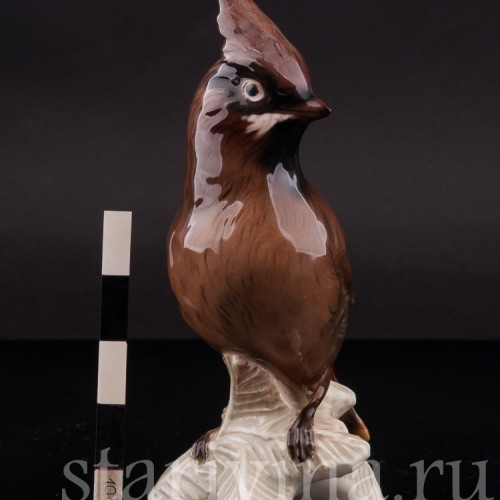 Фарфоровая статуэтка птицы Свиристель, Goebel, Германия, до 1991 г.