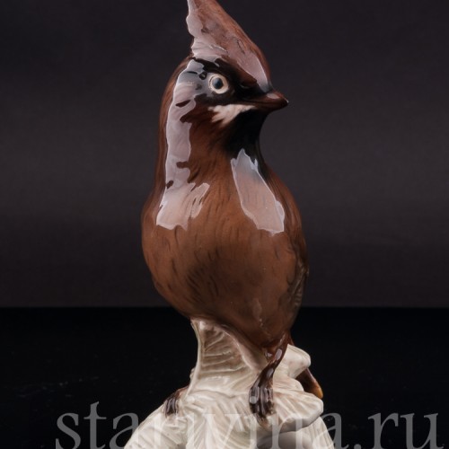 Фарфоровая статуэтка птицы Свиристель, Goebel, Германия, до 1991 г.