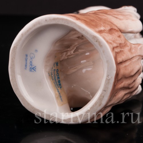 Фарфоровая статуэтка птицы Пёстрый дятел, Goebel, Германия, до 1991 г.