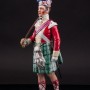Фарфоровая статуэтка Солдат полка шотландских горцев, 1815, Дрезден, Германия.