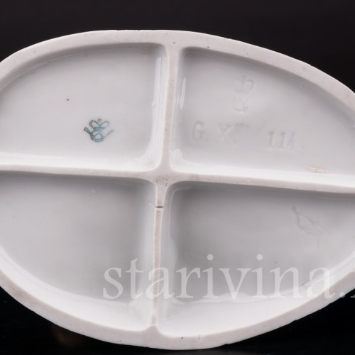 Фигурка из фарфора Фавн, ворона и белка Goebel, Германия, 1935-49 гг.