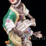 Фарфоровая статуэтка Обезьяна-певица, Meissen, Германия, 1987 г.