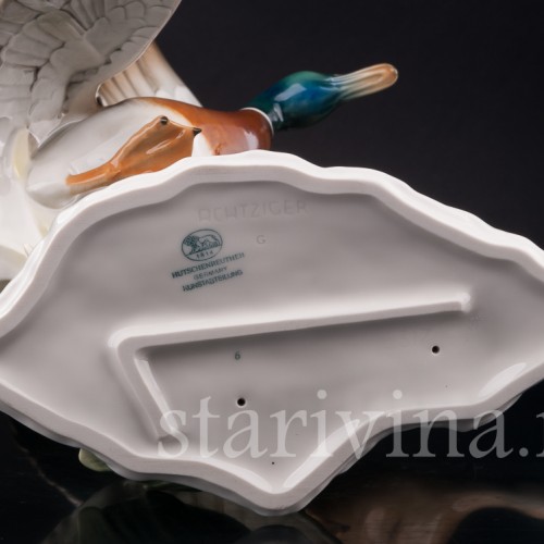 Фарфоровая композиция Взлетающие утки, Hutschenreuther, Германия, 1970 гг.