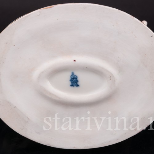 Фарфоровая статуэтка балерины Мари Анн Камарго с кавалером, Volkstedt, Германия, нач. 20 в.