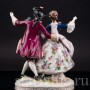 Фарфоровая статуэтка балерины Мари Анн Камарго с кавалером, Volkstedt, Германия, нач. 20 в.