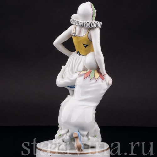 Фарфоровая статуэтка Пьеро и пьеретта, Muller & Co, Германия, нач. 20 в.