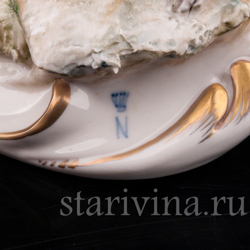 Фарфоровая статуэтка Рыбак, Capodimonte, Италия, вт. пол. 20 в.