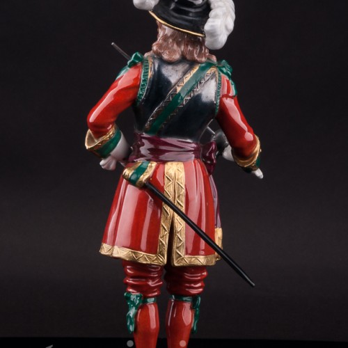 Фарфоровая статуэтка Офицер Колдстримской гвардии, 1660, Carl Thieme, Германия, вт. пол. 20 в.