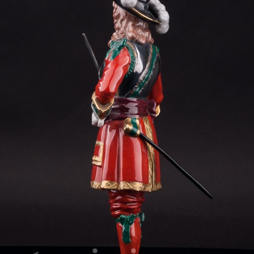 Фарфоровая статуэтка Офицер Колдстримской гвардии, 1660, Carl Thieme, Германия, вт. пол. 20 в.