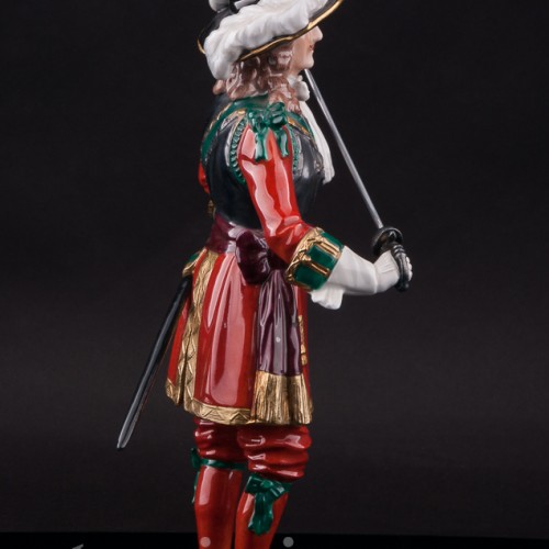 Фарфоровая статуэтка Офицер Колдстримской гвардии, 1660, Carl Thieme, Германия, вт. пол. 20 в.