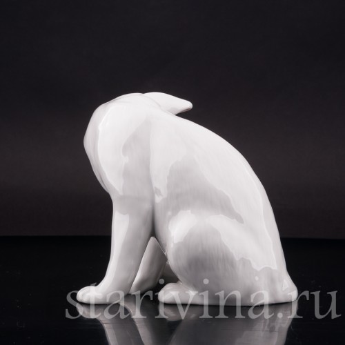 Фарфоровая фигурка Кот, Royal Copenhagen, Дания, 1990 гг.