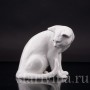 Фарфоровая фигурка Кот, Royal Copenhagen, Дания, 1990 гг.