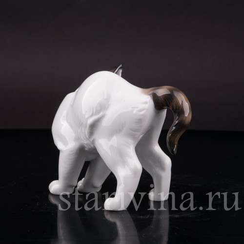 Фарфоровая статуэтка Котёнок с выгнутой спинкой, Rosenthal, Германия, 1965 год.