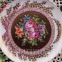 Декоративная тарелка из фарфора Букет цветов, Carl Thieme, Германия, нач. 20 в.