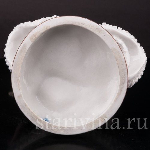 Фарфоровая статуэтка балерины Мари Анн Камарго, кружевная, Volkstedt, Германия, нач. 20 в.