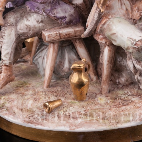 Фарфоровая композиция Странствующие музыканты, Albert Stahl, Германия, 1937-1960 гг.