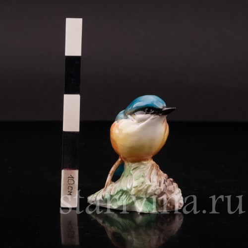 Фигурка птицы из фарфора Попозень, миниатюра Tay, Италия, сер. 20 в.