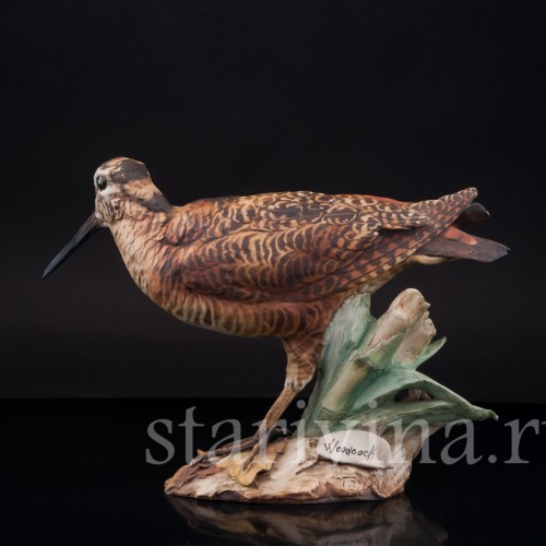 Фарфоровая статуэтка Вальдшнеп Tay, Италия, вт. пол. 20 в.