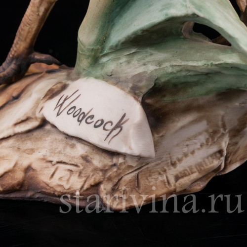 Фарфоровая статуэтка Вальдшнеп Tay, Италия, вт. пол. 20 в.