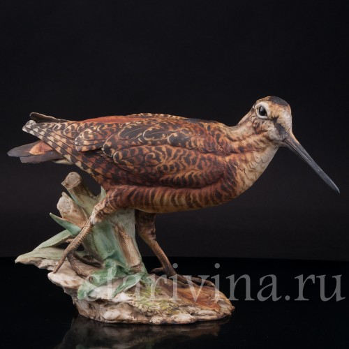 Фарфоровая статуэтка Вальдшнеп Tay, Италия, вт. пол. 20 в.