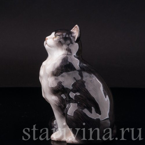 Фигурка из фарфора Персидский кот, Royal Doulton, Великобритания, 1930-1985 гг.