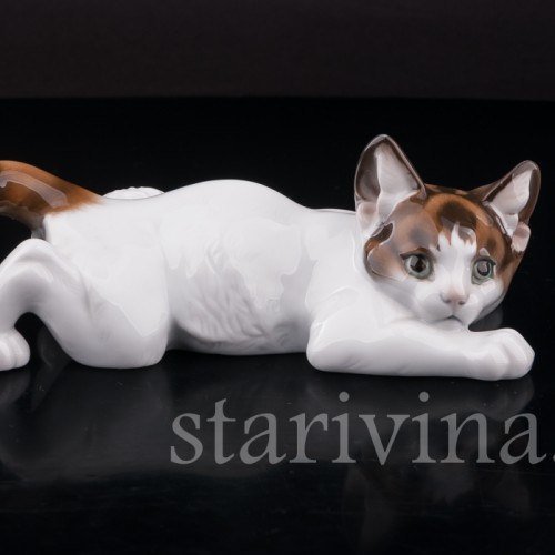 Фигурка из фарфора Ползущий котёнок Rosenthal, Германия, 1970 гг.