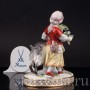 Фарфоровая статуэтка Девушка с козликом Meissen, Германия, сер. 19 - нач. 20 вв.