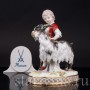 Фарфоровая статуэтка Девушка с козликом Meissen, Германия, сер. 19 - нач. 20 вв.
