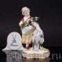 Фарфоровая статуэтка Девушка с козликом Meissen, Германия, сер. 19 - нач. 20 вв.