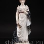 Фарфоровая статуэтка Мари Андерсон, девушка с веером, Triebner, Ens & Eckert, Германия, 1884-94 гг.