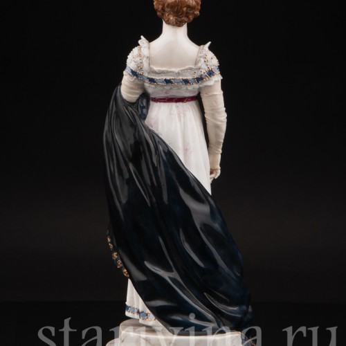 Фарфоровая статуэтка Мари Андерсон, девушка с веером, Triebner, Ens & Eckert, Германия, 1884-94 гг.