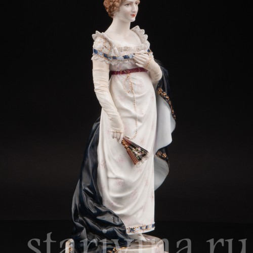 Фарфоровая статуэтка Мари Андерсон, девушка с веером, Triebner, Ens & Eckert, Германия, 1884-94 гг.