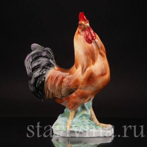 Фигурка птицы из фарфора Петух Herend, Венгрия, 1960-70 гг.