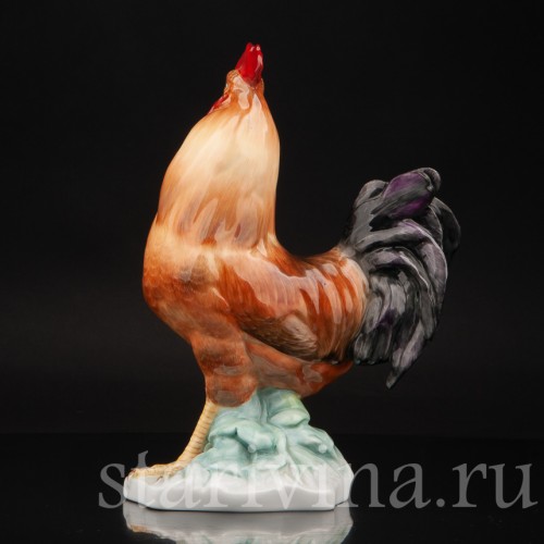 Фигурка птицы из фарфора Петух Herend, Венгрия, 1960-70 гг.