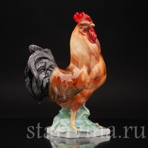 Фигурка птицы из фарфора Петух Herend, Венгрия, 1960-70 гг.