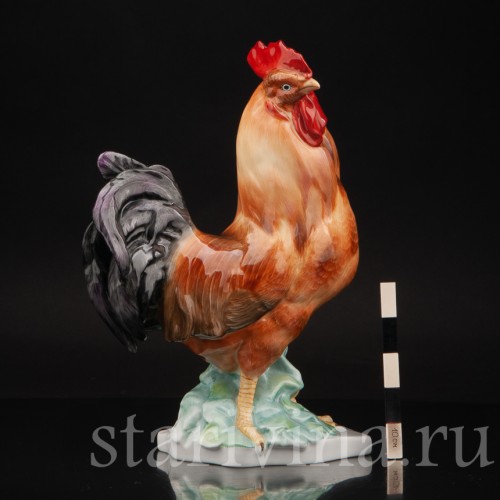 Фигурка птицы из фарфора Петух Herend, Венгрия, 1960-70 гг.