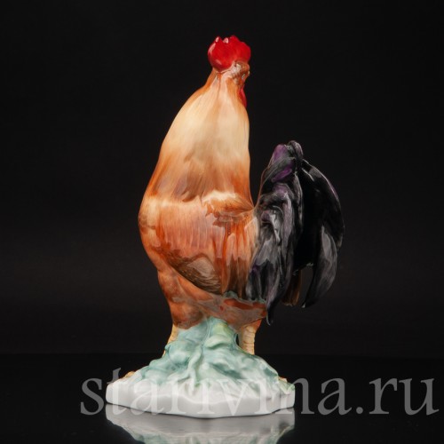 Фигурка птицы из фарфора Петух Herend, Венгрия, 1960-70 гг.
