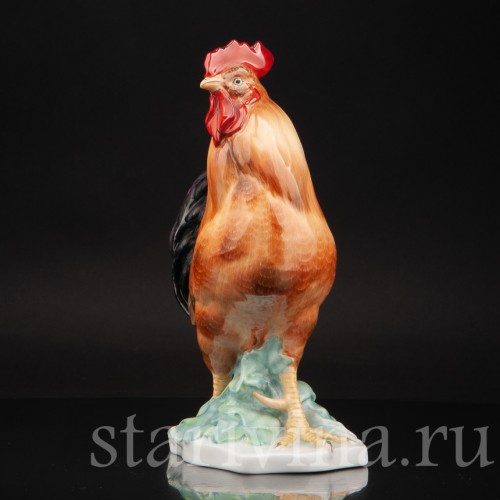 Фигурка птицы из фарфора Петух Herend, Венгрия, 1960-70 гг.