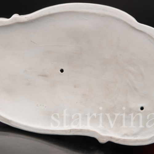 Фарфоровая фигурка Пара с мандолиной, кружевная, Muller & Co, Германия, пер. пол. 20 в.