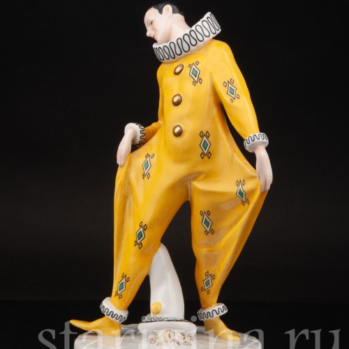 Фарфоровая фигурка Арлекин, Goebel, Германия, 1986 г.