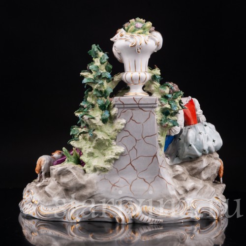 Фарфоровая композиция Пастораль, Sitzendorf, Германия, сер. 20 в.