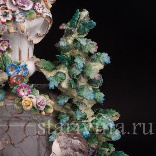 Фарфоровая композиция Пастораль, Sitzendorf, Германия, сер. 20 в.