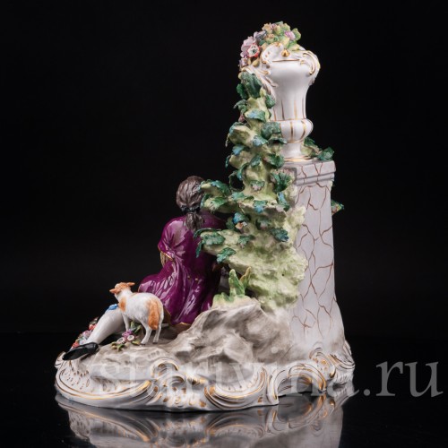 Фарфоровая композиция Пастораль, Sitzendorf, Германия, сер. 20 в.