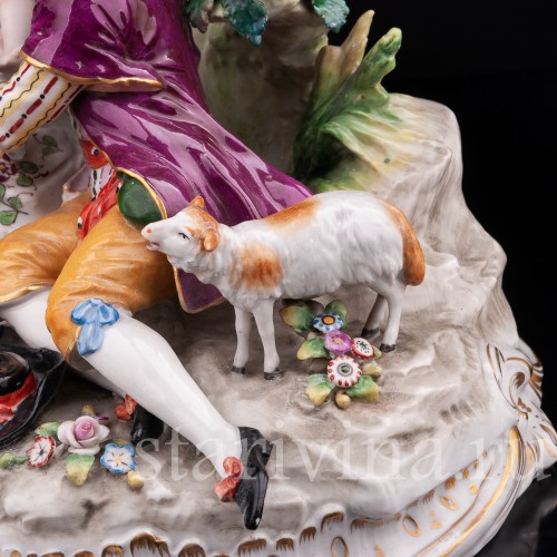 Фарфоровая композиция Пастораль, Sitzendorf, Германия, сер. 20 в.