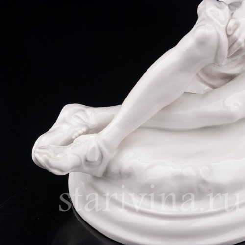 Фарфоровая статуэтка Отдых, лежащая обнаженная, KPM, Германия, пер. пол. 20 в.